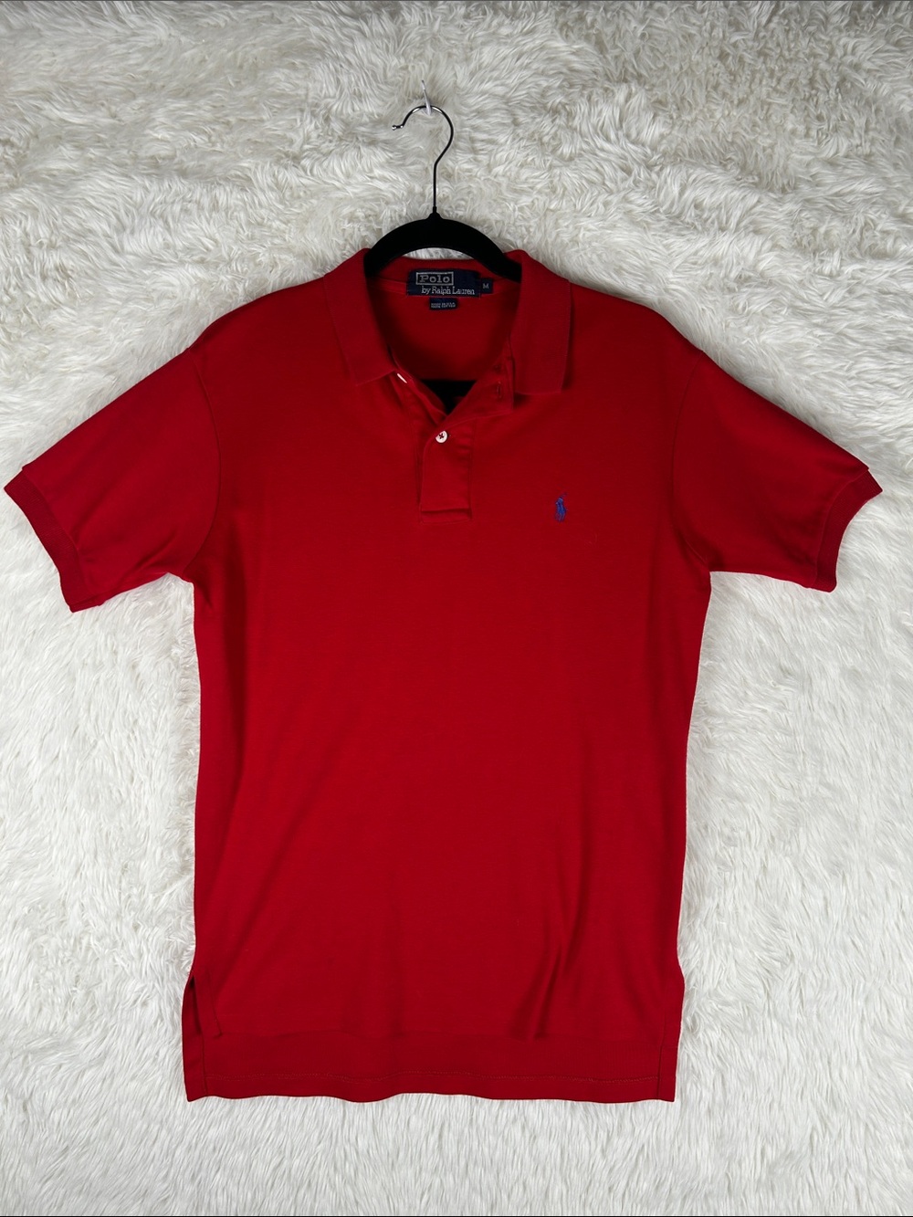 Polo by Ralph Lauren Red Short-Sleeve Polo with Blue Pony